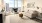 a living room with a large window