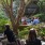 a group of people sitting at tables